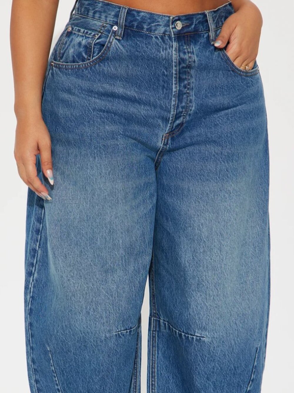 Ciao Bella Barrel Leg Jeans - Picture 3 of 4